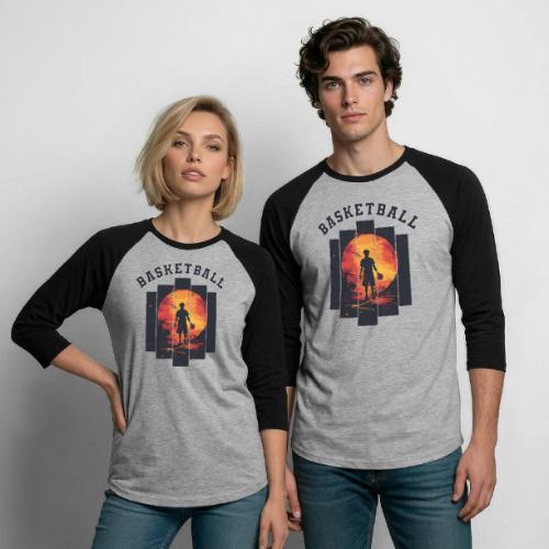Basketball is My Game - Unisex Baseball T-Shirt