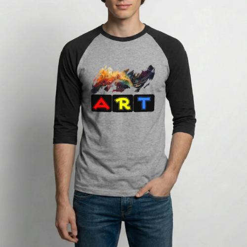 Pulse of Art - Unisex Baseball T-Shirt