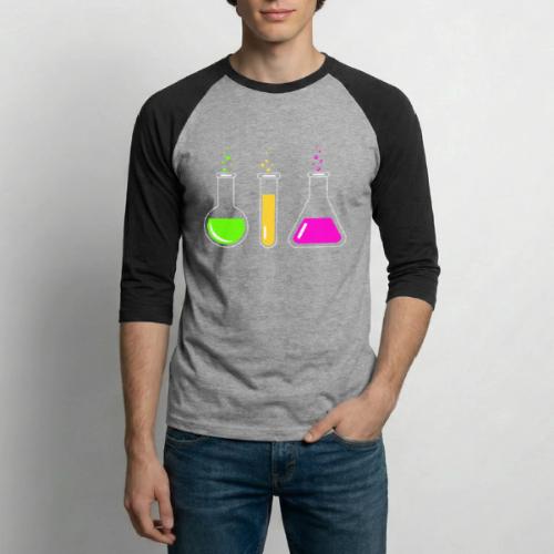 Colorful Chemistry - Unisex Baseball T-Shirt