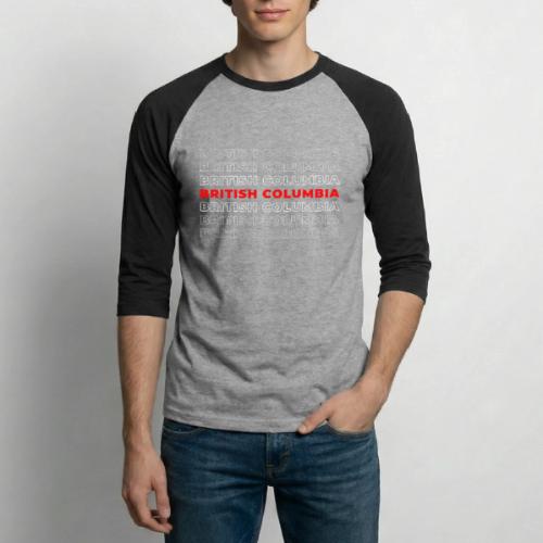 British Columbia Bold - Unisex Baseball T-Shirt