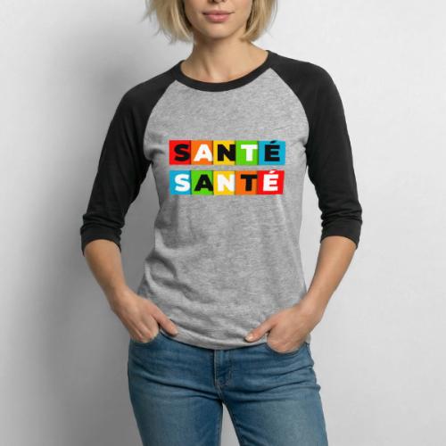 Santé en couleurs - Unisex Baseball T-Shirt