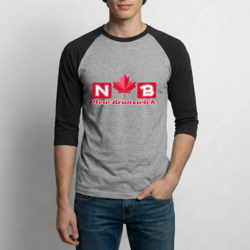 New Brunswick, province of Canada - Unisex Baseball T-Shirt