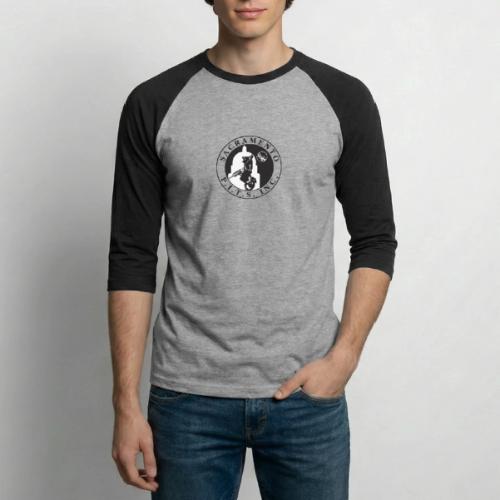 PITS LOGO vector - Unisex Baseball T-Shirt