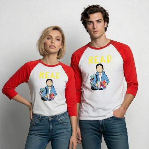 READ with Jerry Craft's New Kid - Unisex Baseball T-Shirt