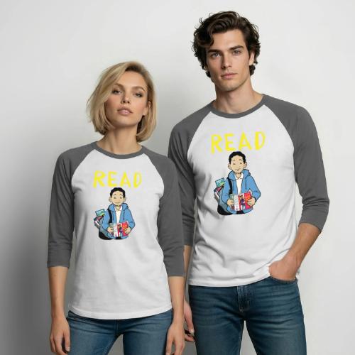 READ with Jerry Craft's New Kid - Unisex Baseball T-Shirt