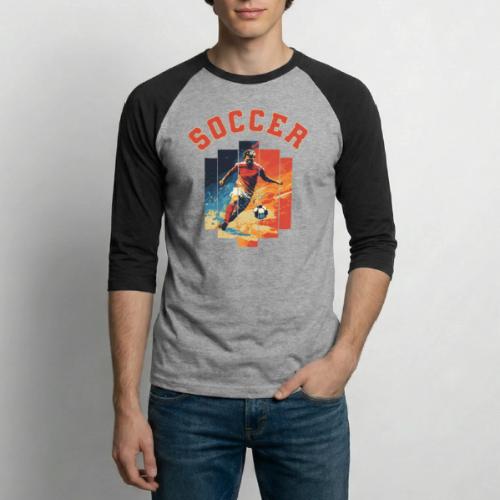Soccer Spirit - Unisex Baseball T-Shirt