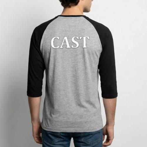 CAST SWAG - Unisex Baseball T-Shirt