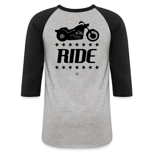 RIDE Cruiser - Unisex Baseball T-Shirt