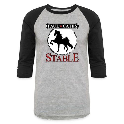 Paul Cates Stable light shirt - Unisex Baseball T-Shirt