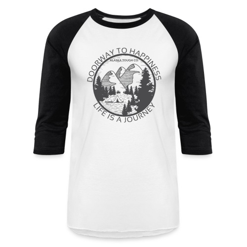 Outdoor Hoodie Vintage Design - Unisex Baseball T-Shirt