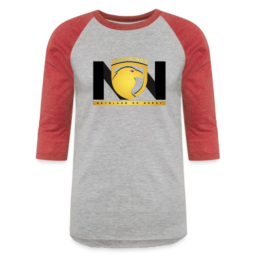 Nightwing GoldxBLK Logo - Unisex Baseball T-Shirt