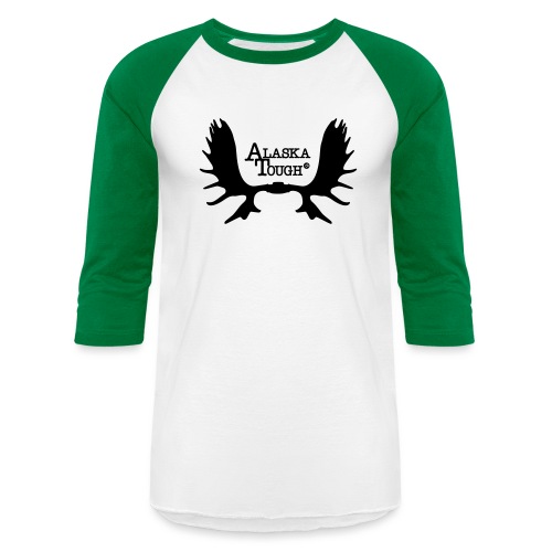 Alaska Hoodie Moose Design - Unisex Baseball T-Shirt