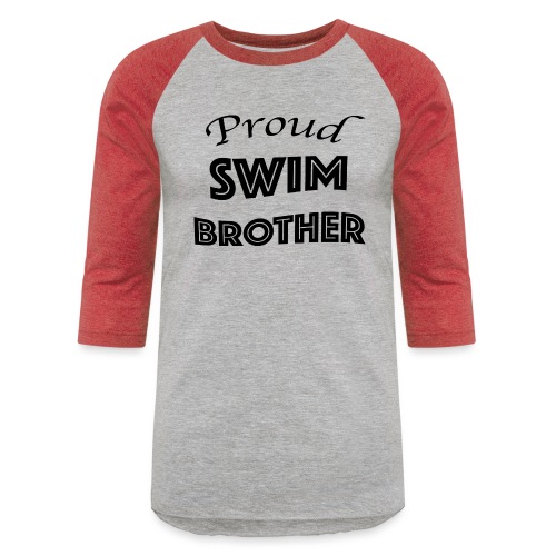 swim brother - Unisex Baseball T-Shirt