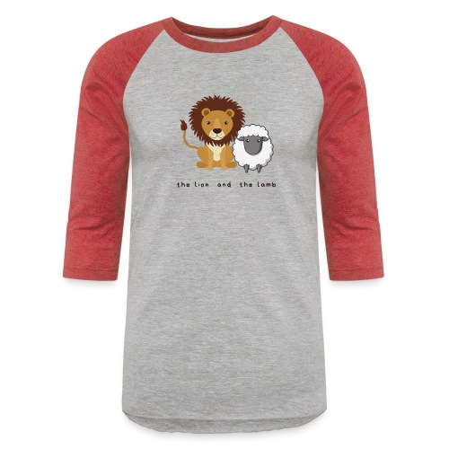 The Lion and the Lamb Shirt - Unisex Baseball T-Shirt