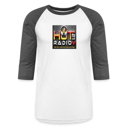 Hot 21 Radio - Unisex Baseball T-Shirt
