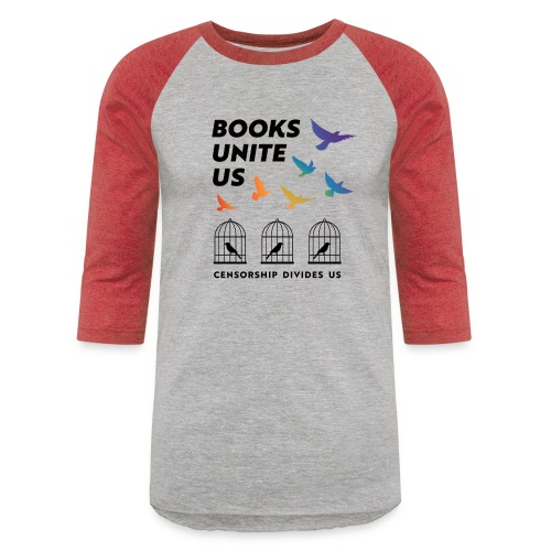 Books Unite Us 2022 - Unisex Baseball T-Shirt