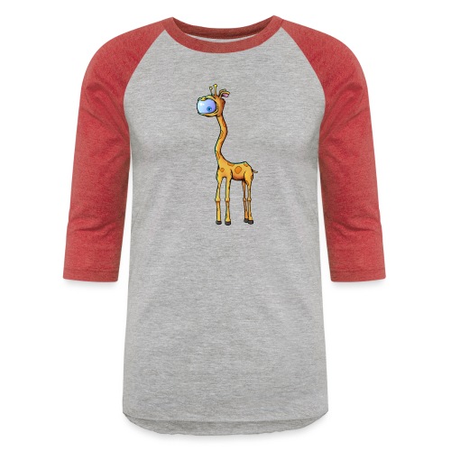 Cyclops giraffe - Unisex Baseball T-Shirt