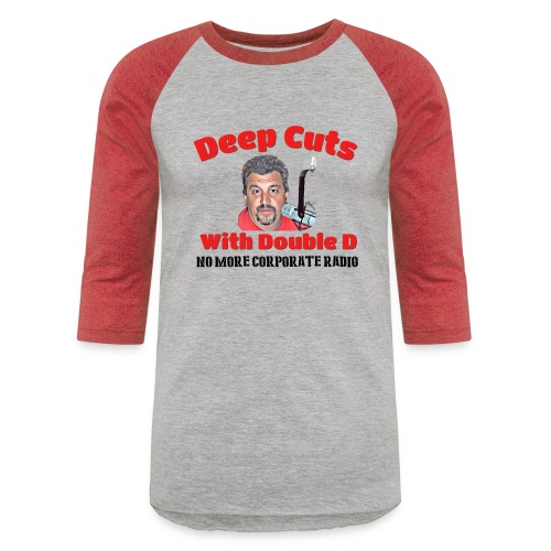 Double D s Deep Cuts Merch - Unisex Baseball T-Shirt