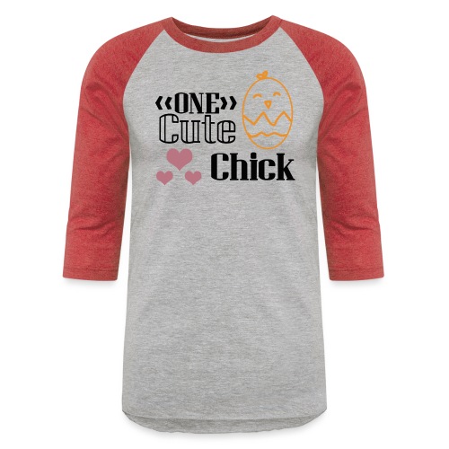 A cute chick 5484756 - Unisex Baseball T-Shirt