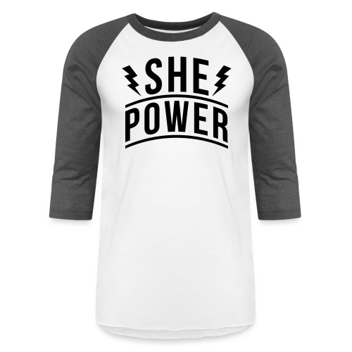 She Power - Unisex Baseball T-Shirt