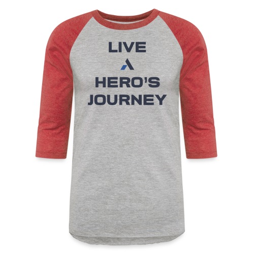 live a hero s journey 01 - Unisex Baseball T-Shirt