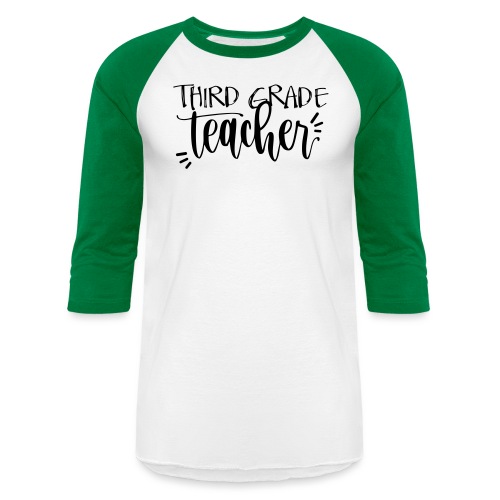 Third Grade Teacher T-Shirts - Unisex Baseball T-Shirt