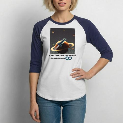 Exploration Of Space - Unisex Baseball T-Shirt