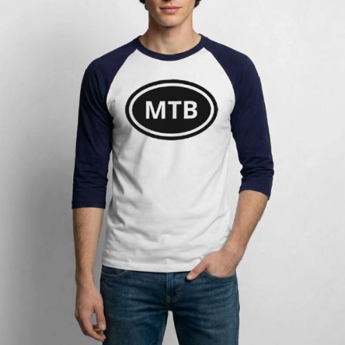 MTB Oval Logo - Unisex Baseball T-Shirt