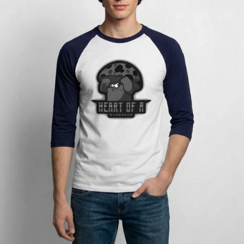 Heart Of A Mushroom - Unisex Baseball T-Shirt