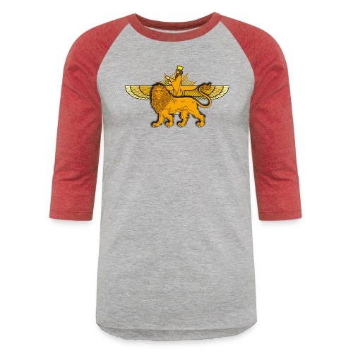 Lion Sun Faravahar - Unisex Baseball T-Shirt