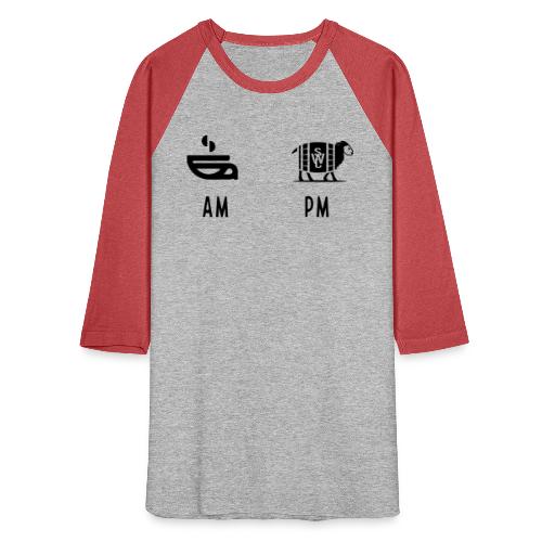 AM PM - Unisex Baseball T-Shirt