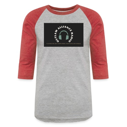 Outlaw Alliance Radio Logo 2022 - Unisex Baseball T-Shirt
