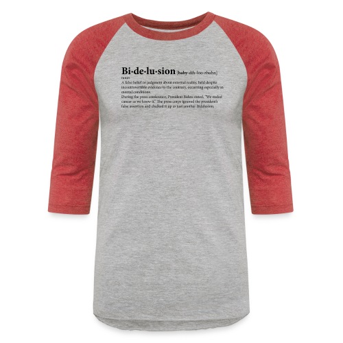 Bidelusion - Unisex Baseball T-Shirt