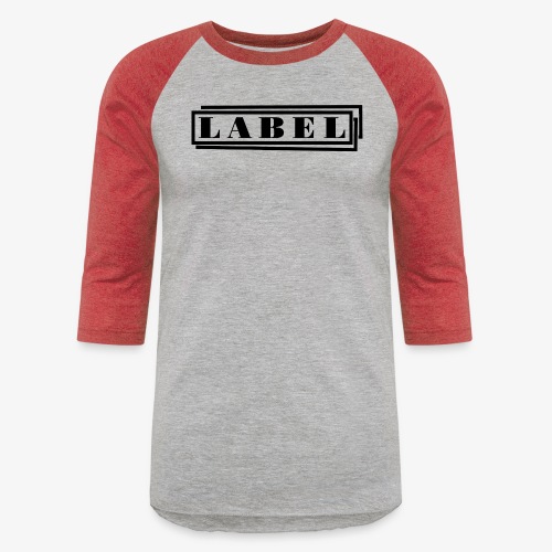 LABEL Logo - Unisex Baseball T-Shirt