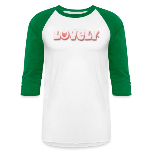 Lovely Naughty Devil Heart Cute - Unisex Baseball T-Shirt
