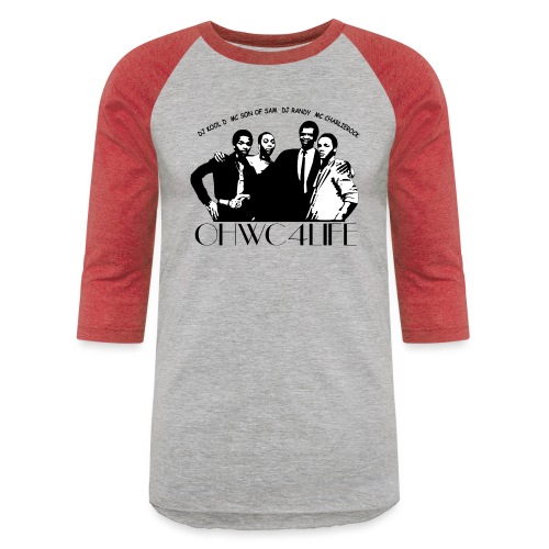 ohwc text silhouette blk & wh with crew names - Unisex Baseball T-Shirt
