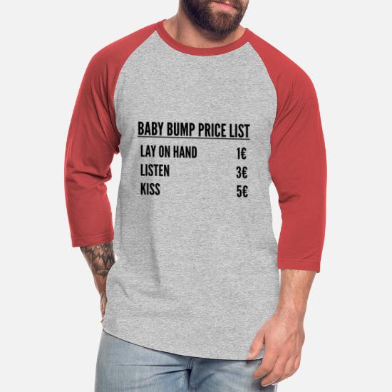 Acteur verslag doen van Ritmisch Baby Belly Euro Price List Pregnancy' Unisex Baseball T-Shirt | Spreadshirt