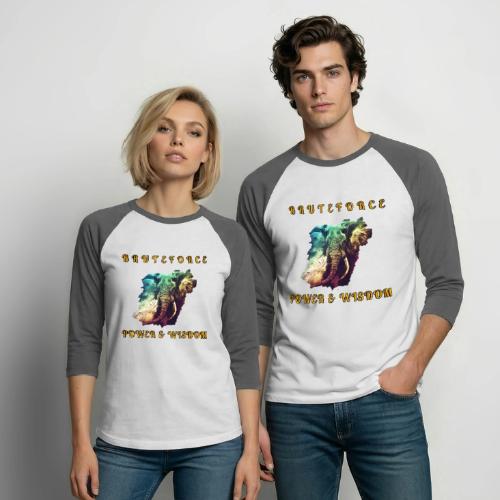 POWER WISDOM - Unisex Baseball T-Shirt