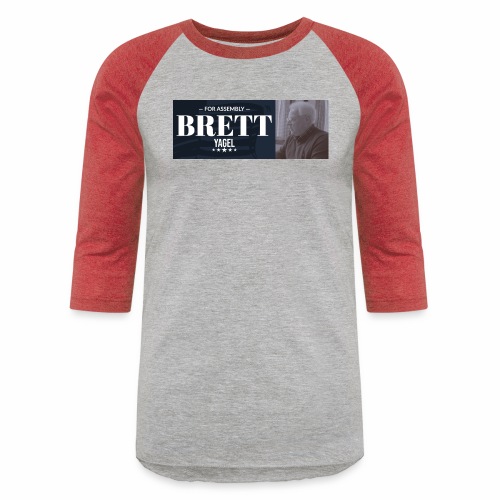 Brett Yagel For Assembly Banner design - Unisex Baseball T-Shirt