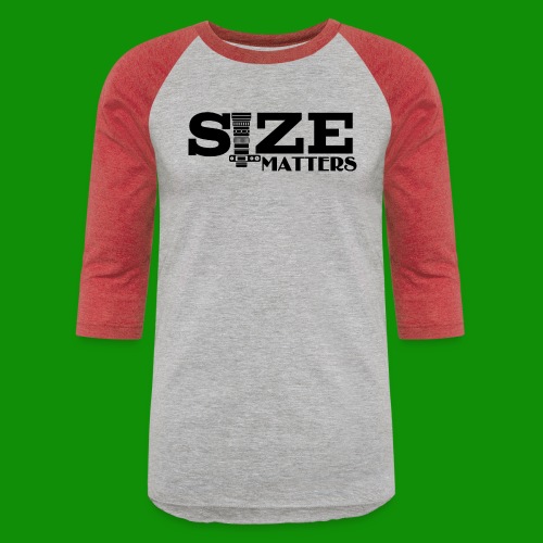 Size Matters Photography - Unisex Baseball T-Shirt