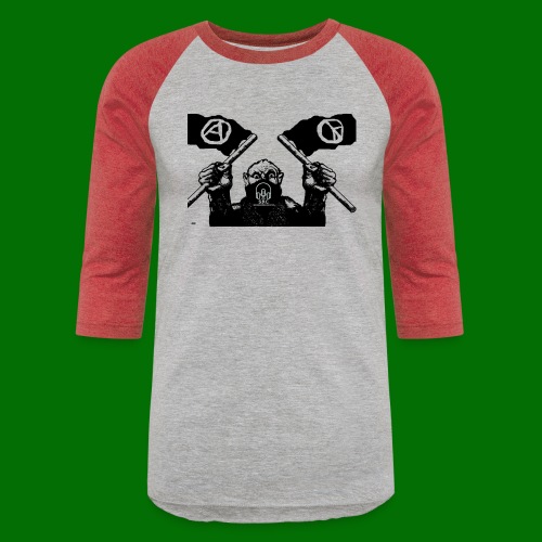 anarchy and peace - Unisex Baseball T-Shirt