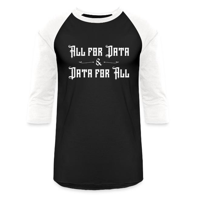 All for Data, Data for All (dark)