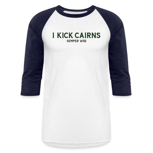Semper Wild I Kick Cairns - Unisex Baseball T-Shirt