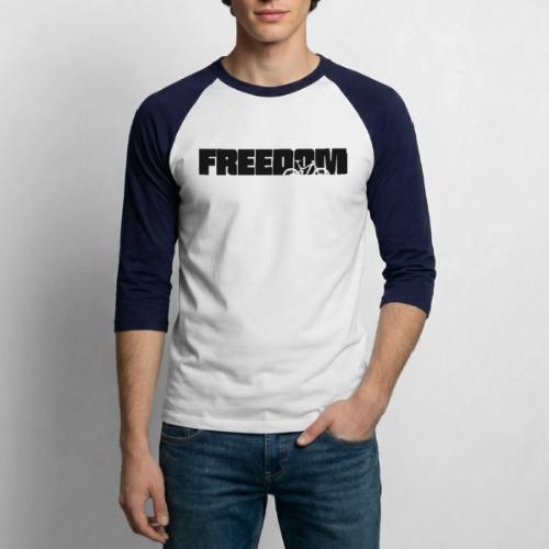 MTB Freedom - Unisex Baseball T-Shirt