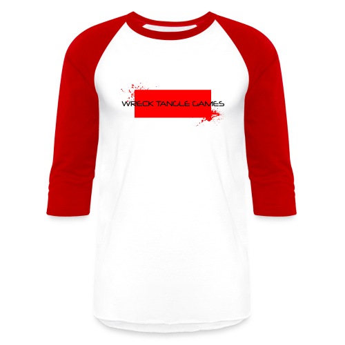 Wreck Tangle Games Logo - Unisex Baseball T-Shirt
