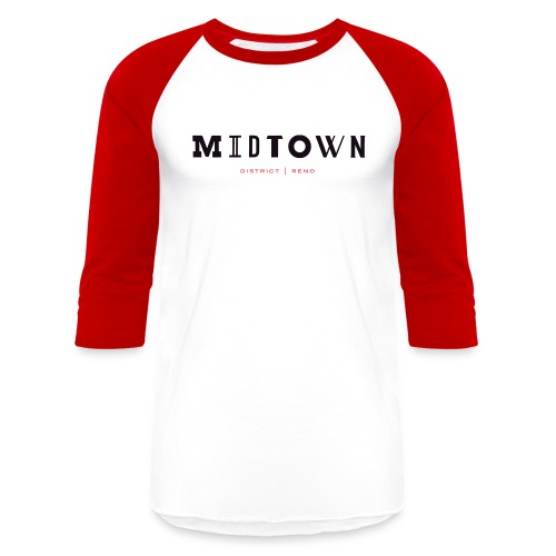 Reno MidTown District - Unisex Baseball T-Shirt