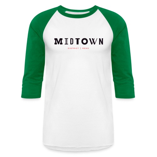 Reno MidTown District - Unisex Baseball T-Shirt