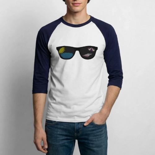 Summer Shade - Unisex Baseball T-Shirt