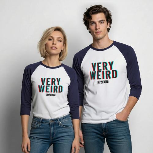 VERY WEIRD - Unisex Baseball T-Shirt