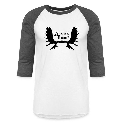 Alaska Hoodie Moose Design - Unisex Baseball T-Shirt